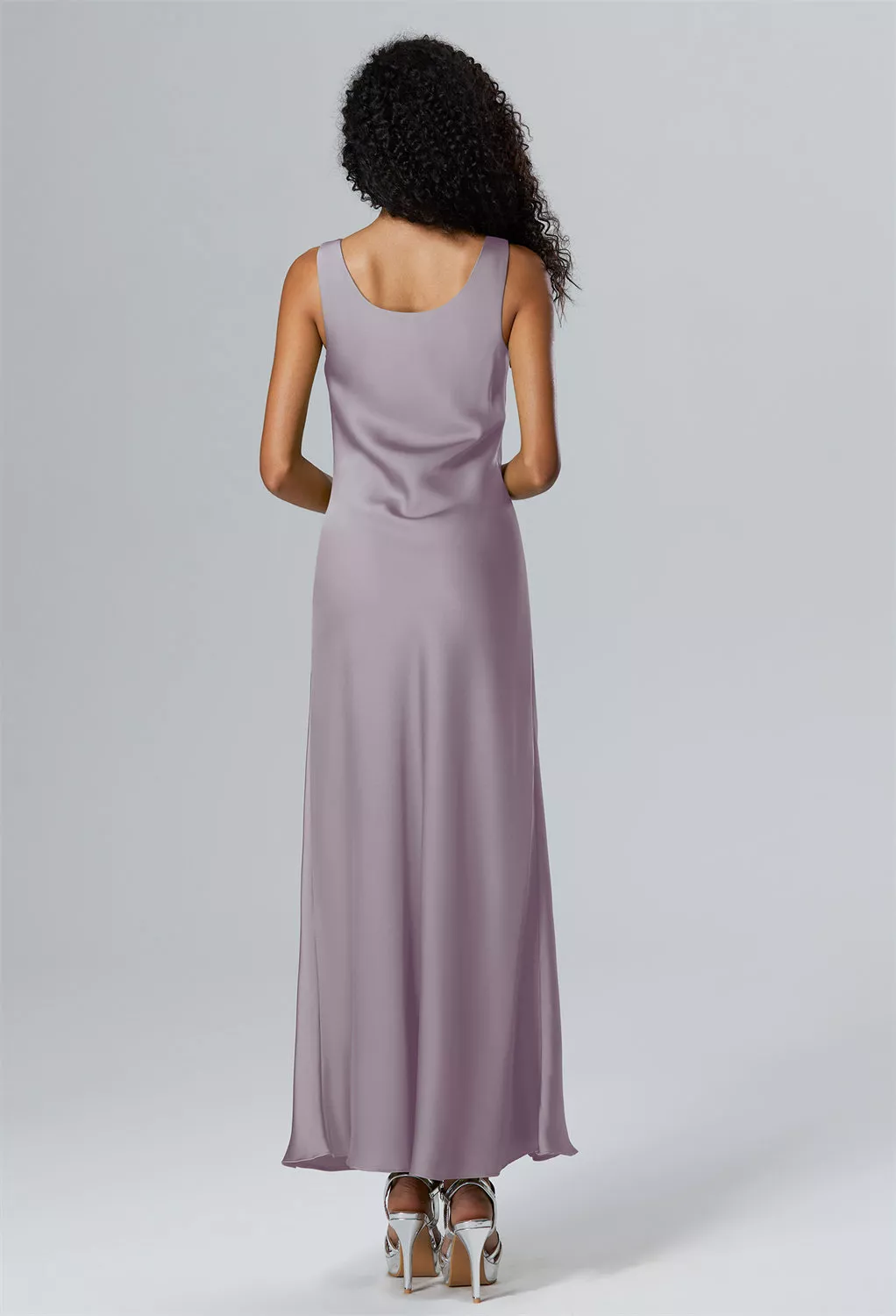 AW Ottilie Purple Haze  Long Bridesmaid Dresses